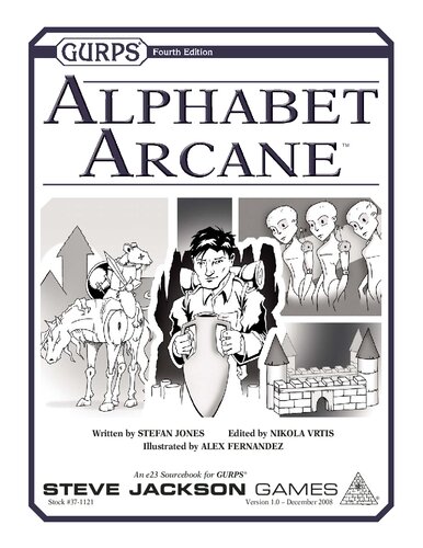 GURPS 4th edition. Alphabet Arcane