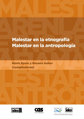 Malestar en la etnografía : malestar en la antropología