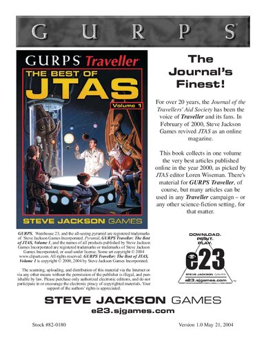 GURPS Traveller: The Best of JTAS