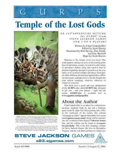 GURPS Classic: Temple of the Lost Gods