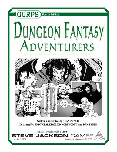 GURPS 4th edition. Dungeon Fantasy: Adventurers