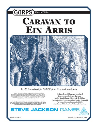 GURPS 4th edition. Caravan to Ein Arris