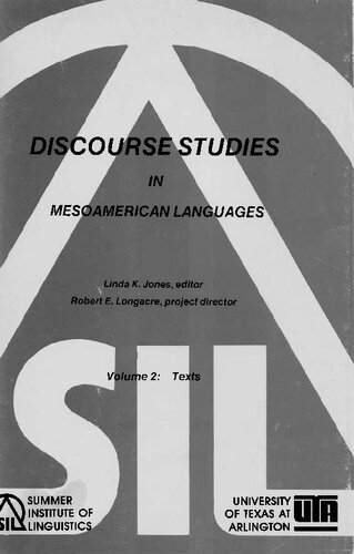 Discourse studies in Mesoamerican languages. Volume 2: Texts