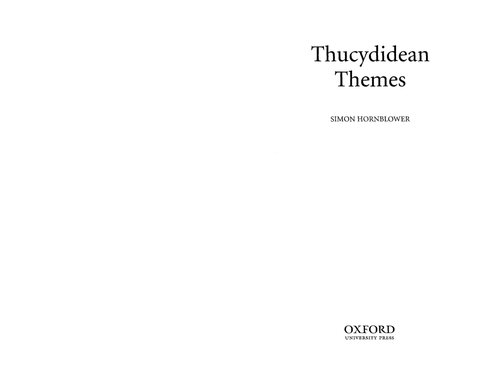 Thucydidean Themes