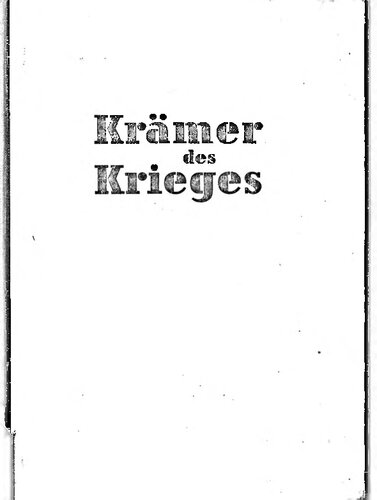 Krämer des Krieges