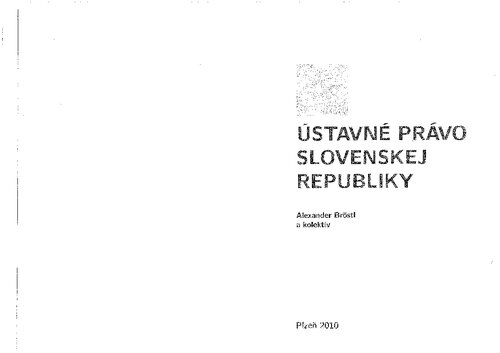 Ústavné právo Slovenskej republiky