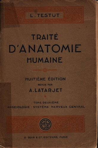 Traite d'anatomie humaine (part 1)