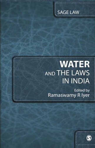 Water and the Laws in India