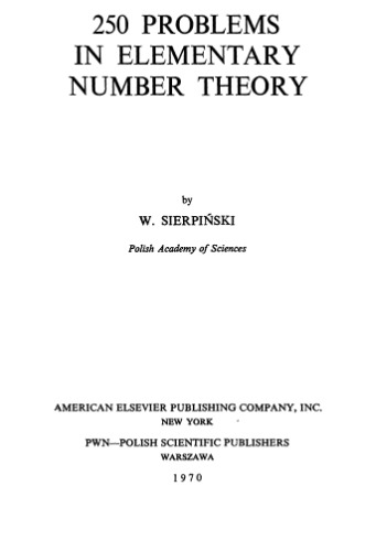 250 problems in elementary number theory