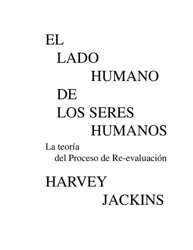 El lado humano de los seres humanos: la teoría del proceso de re-evaluación