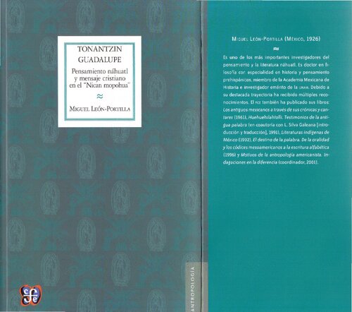 Tonantzin Guadalupe pensamiento náhuatl y mensaje cristiano en el 