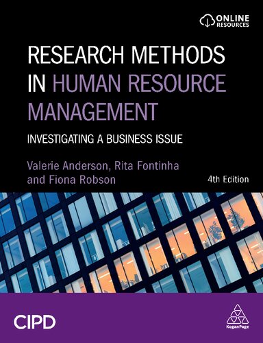 Research methods in human resource management : investigating a business issue