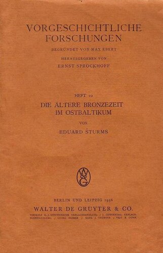 Die ältere Bronzezeit im Ostbaltikum