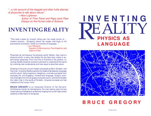 Inventing Reality, Physics as Language