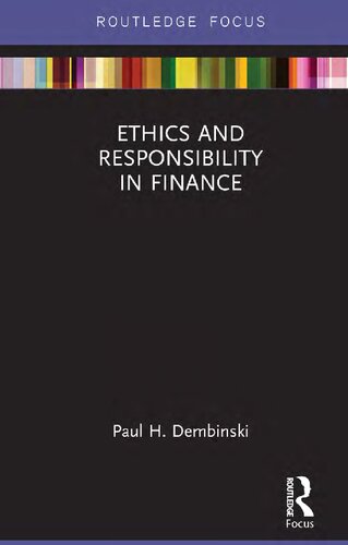 Ethics and Responsibility in Finance