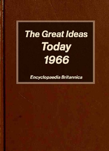 The Great Ideas Today 1966