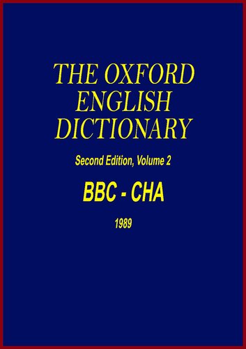 Oxford English Dictionary