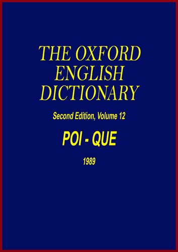 Oxford English Dictionary