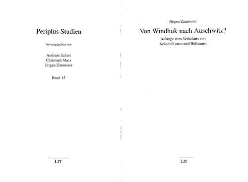 Von Windhuk nach Auschwitz? (pp. 1–38, 140–220, 326–347)