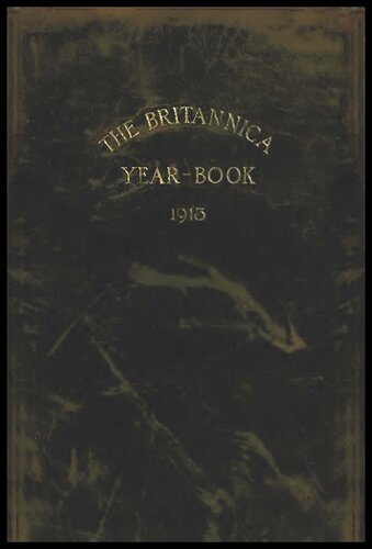 Encyclopaedia Britannica 1913 Year Book