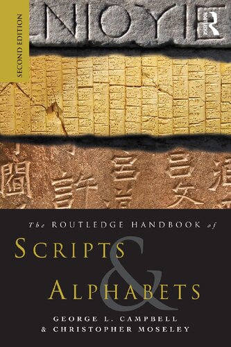 The Routledge Handbook of Scripts and Alphabets