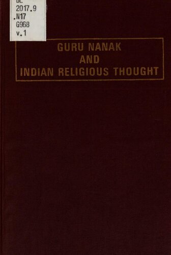 Guru Nanak and Indian religious thought: Guru Nanak commemorative lectures, 1966-69