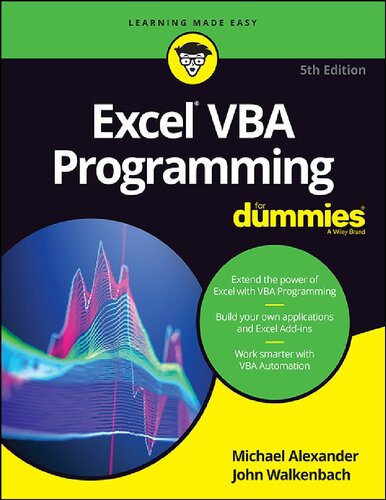 Excel VBA Programming  5th Edition