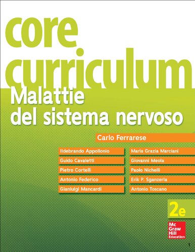 Core Curriculum - Malattie del sistema nervoso - Seconda Edizione - Neurologia - Neurochirurgia