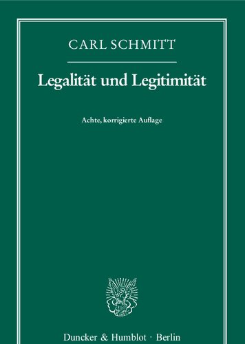 Legalität und Legitimität