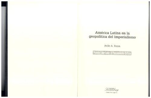 América Latina en la geopolítica del imperialismo