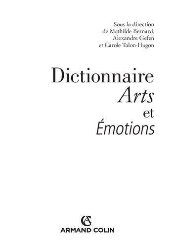 Arts et Émotions Dictionnaire