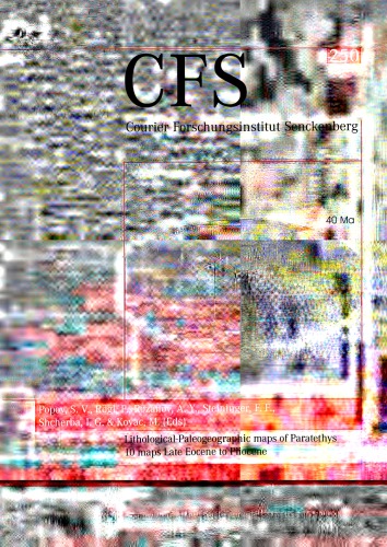 Lithological-Paleogeographic maps of Paratethys. 10 maps. Late Eocene to Pliocene