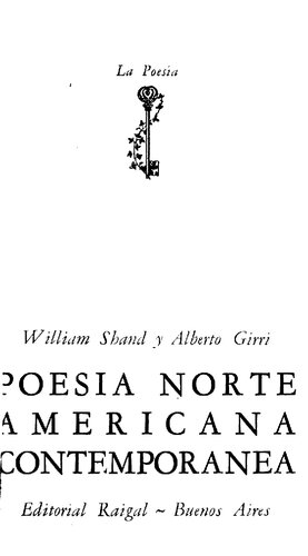 Poesía norteamericana contemporánea