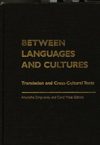 Between languages and cultures : translation and cross-cultural texts