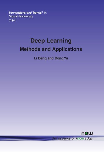 Deep Learning Methods and Application