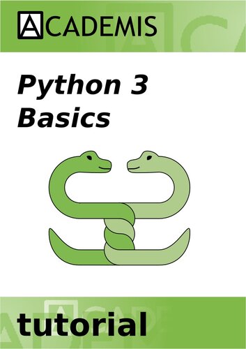 Python 3 Basics Tutorial