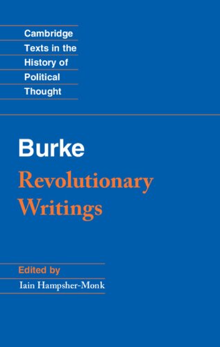 Burke: Revolutionary Writings