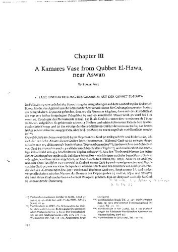 Die Felsengräber der Qubbet el Hawa bei Assuan. Band 1: Architektur, Darstellungen, Texte, archäologischer Befund und Funde der Gräber QH 24- QH 34p