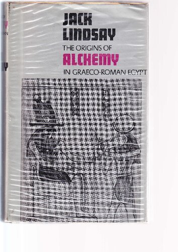 The origins of alchemy in Graeco-Roman Egypt