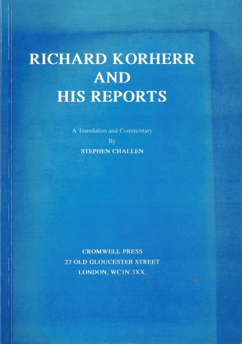 Richard Korherr And His Reports