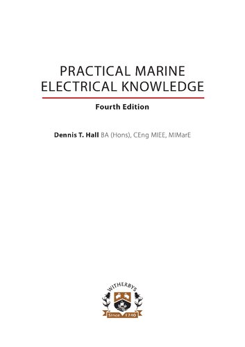 Practical Marine Electrical Knowledge, 4th Edition