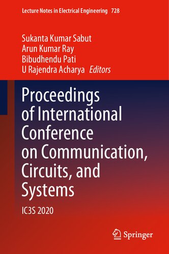 Proceedings of International Conference on Communication, Circuits, and Systems: IC3S 2020