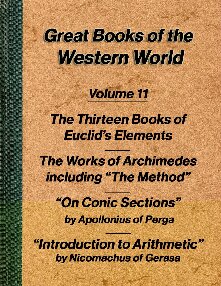 Euclid's Elements, works of Archimedes, On Conic Sections by Apollonius of Perga and Introduction to Arithmetic by Nicomachus of Gerasa