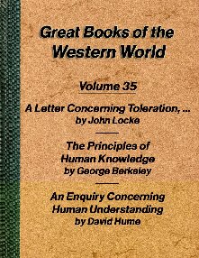 Works by Locke, The Principles of Human Knowledge by Berkeley, An Enquiry Concerning Human Understanding by Hume