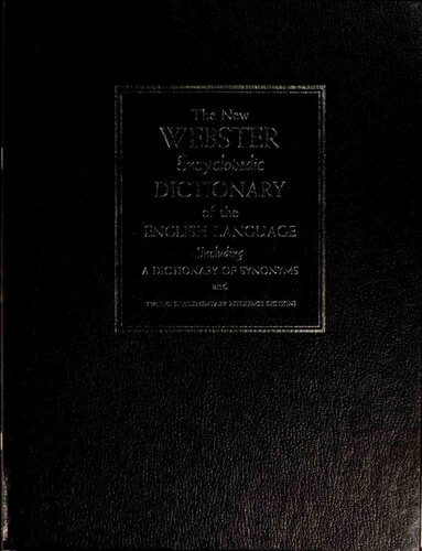 The New Webster Encyclopedic Dictionary of The English Language