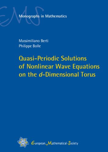 Quasi-Periodic Solutions of Nonlinear Wave Equations on the d - Dimensional Torus