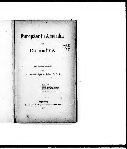 Europäer in Amerika vor Columbus