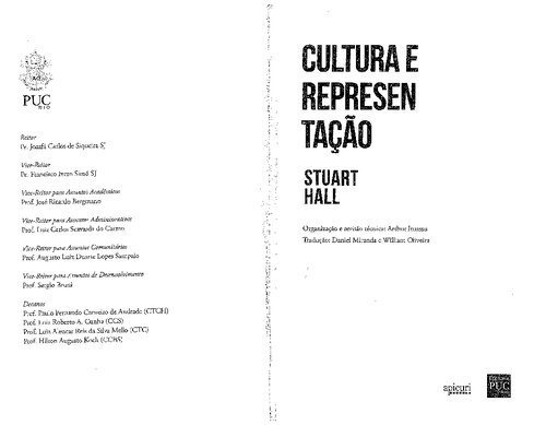 Cultura e Representação