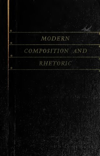 Modern composition and rhetoric