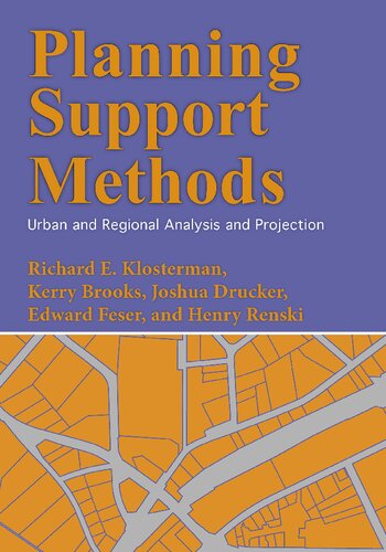 Planning Support Methods: Urban and Regional Analysis and Projection